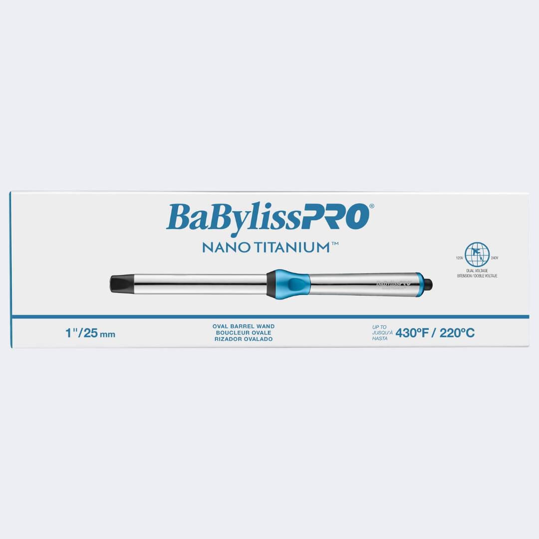 BaBylissPRO® Nano Titanium™ 1" Oval Barrel Wand - Image 8