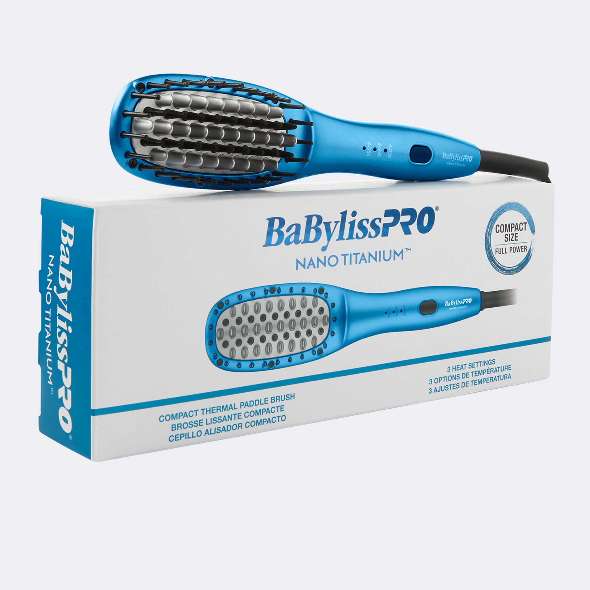 BaBylissPRO® Nano Titanium™ Compact Thermal Paddle Brush - Image 4