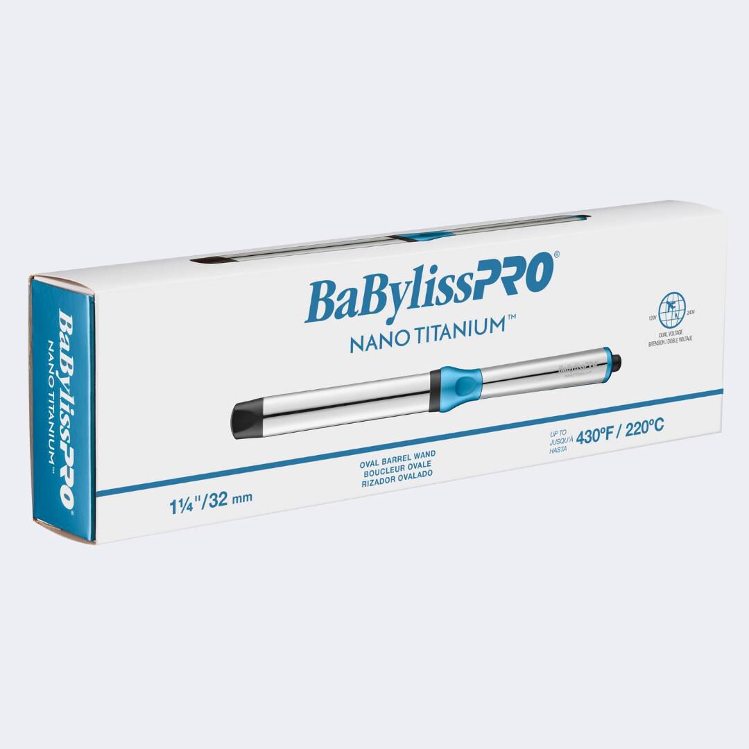 BaBylissPRO® Nano Titanium™ 1 1/4" Oval Barrel Wand - Image 9