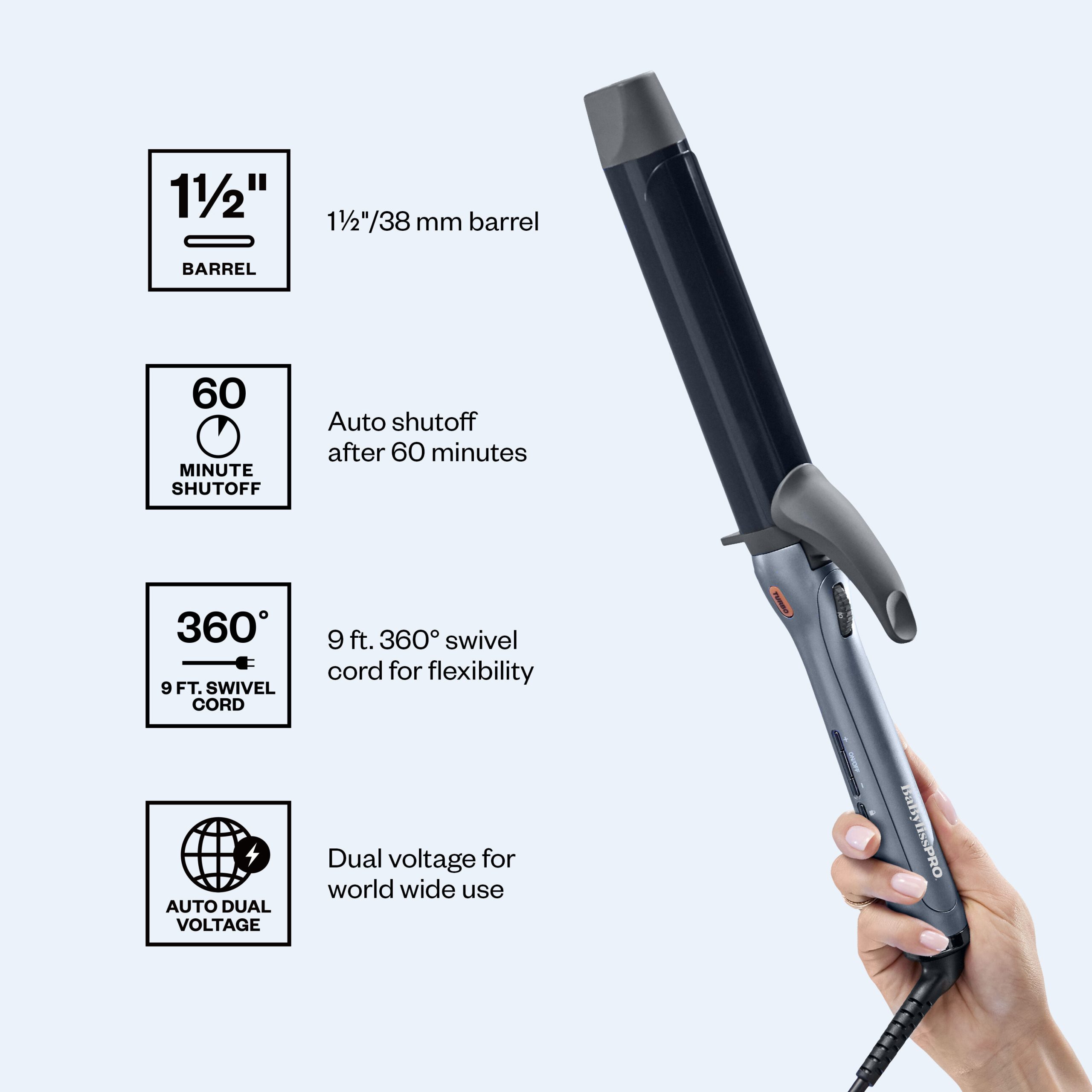 BaBylissPRO® The PrecisionGrip™ 1½" Curling Iron - Image 9
