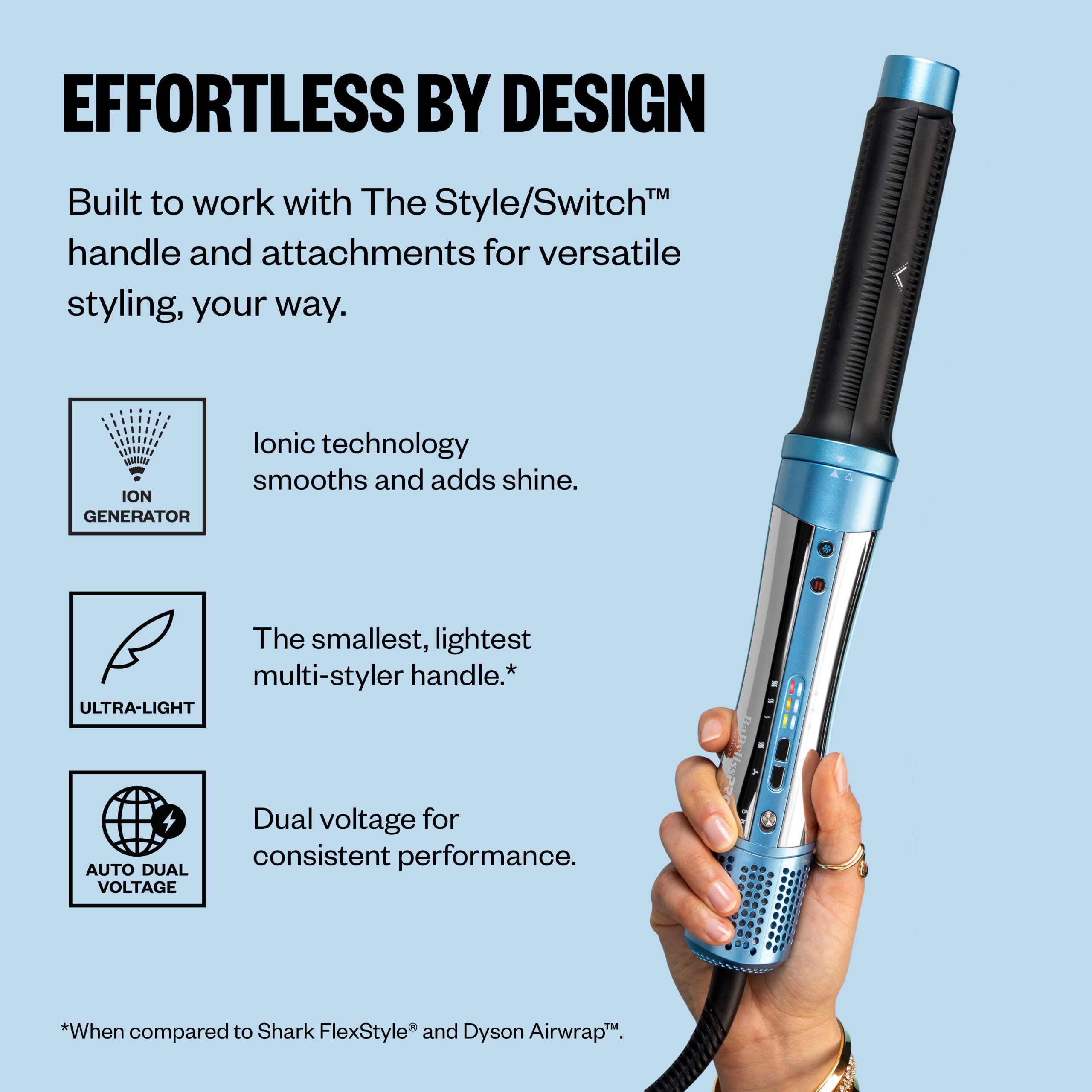 BaBylissPRO® Nano Titanium™ Style/Switch™ 1½" Curling Attachment - Image 7