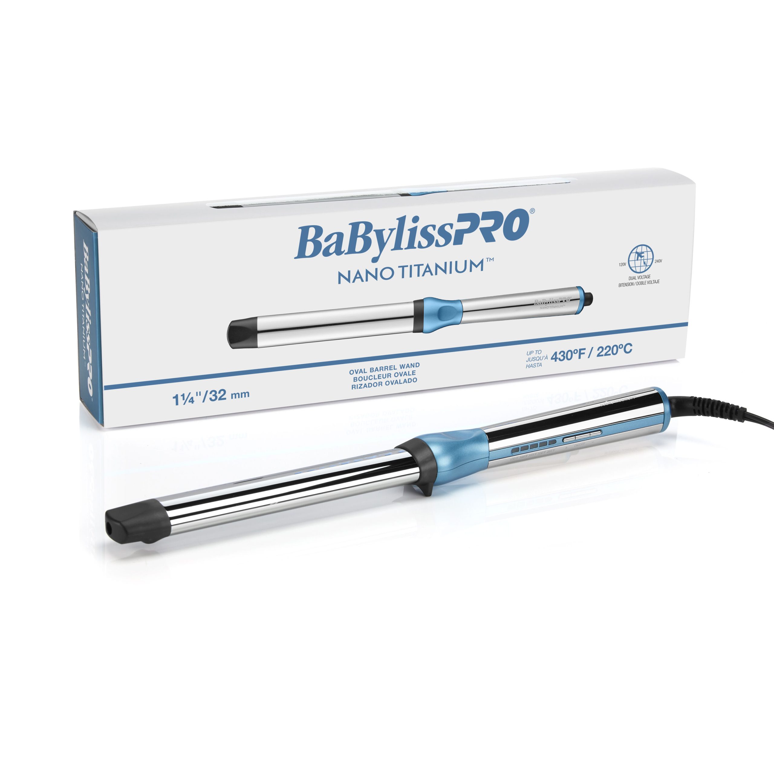 BaBylissPRO® Nano Titanium™ 1 1/4" Oval Barrel Wand - Image 11
