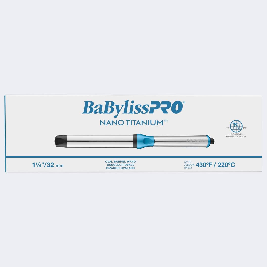 BaBylissPRO® Nano Titanium™ 1 1/4" Oval Barrel Wand - Image 8