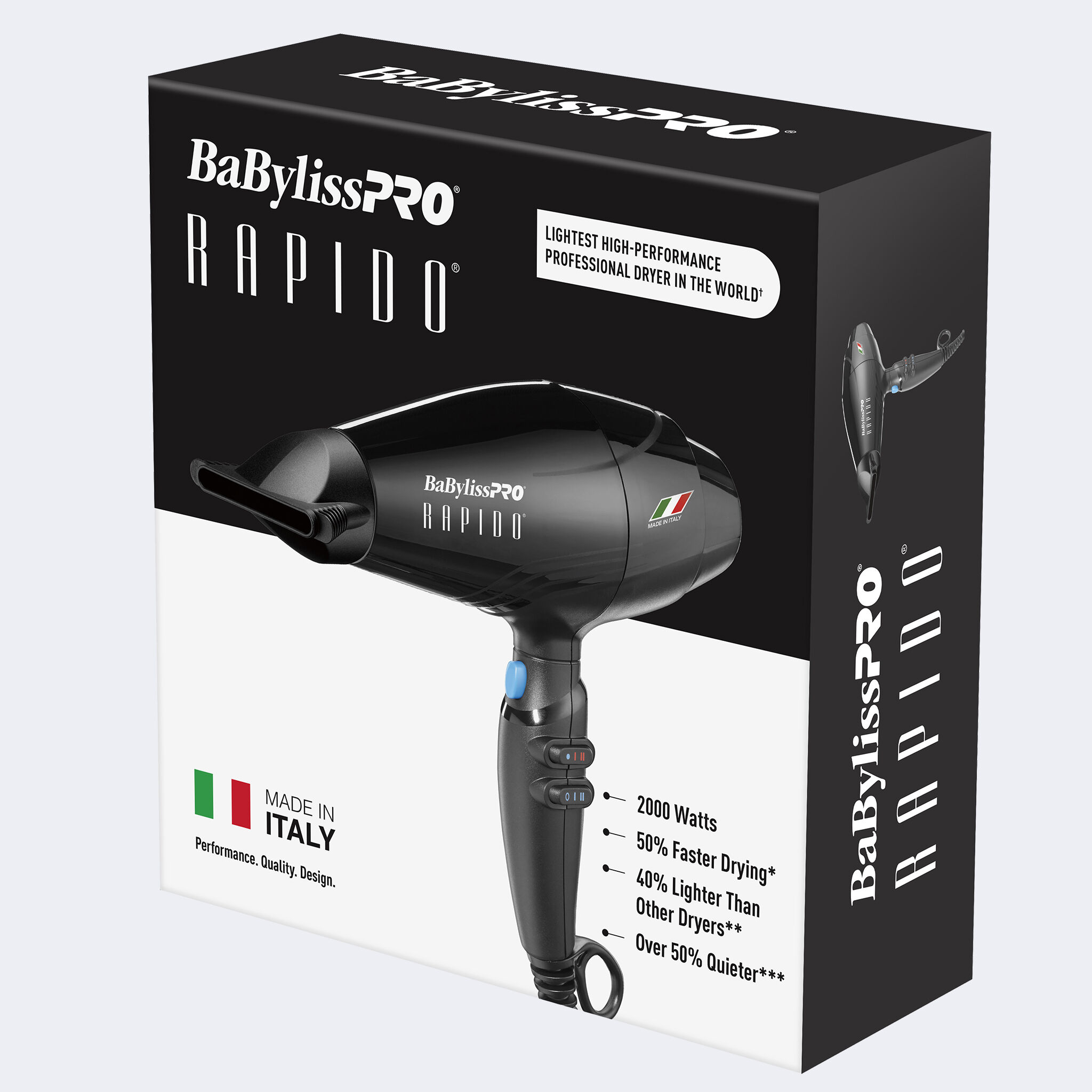 BaBylissPRO® Rapido® Dryer (BLACK) - Image 6