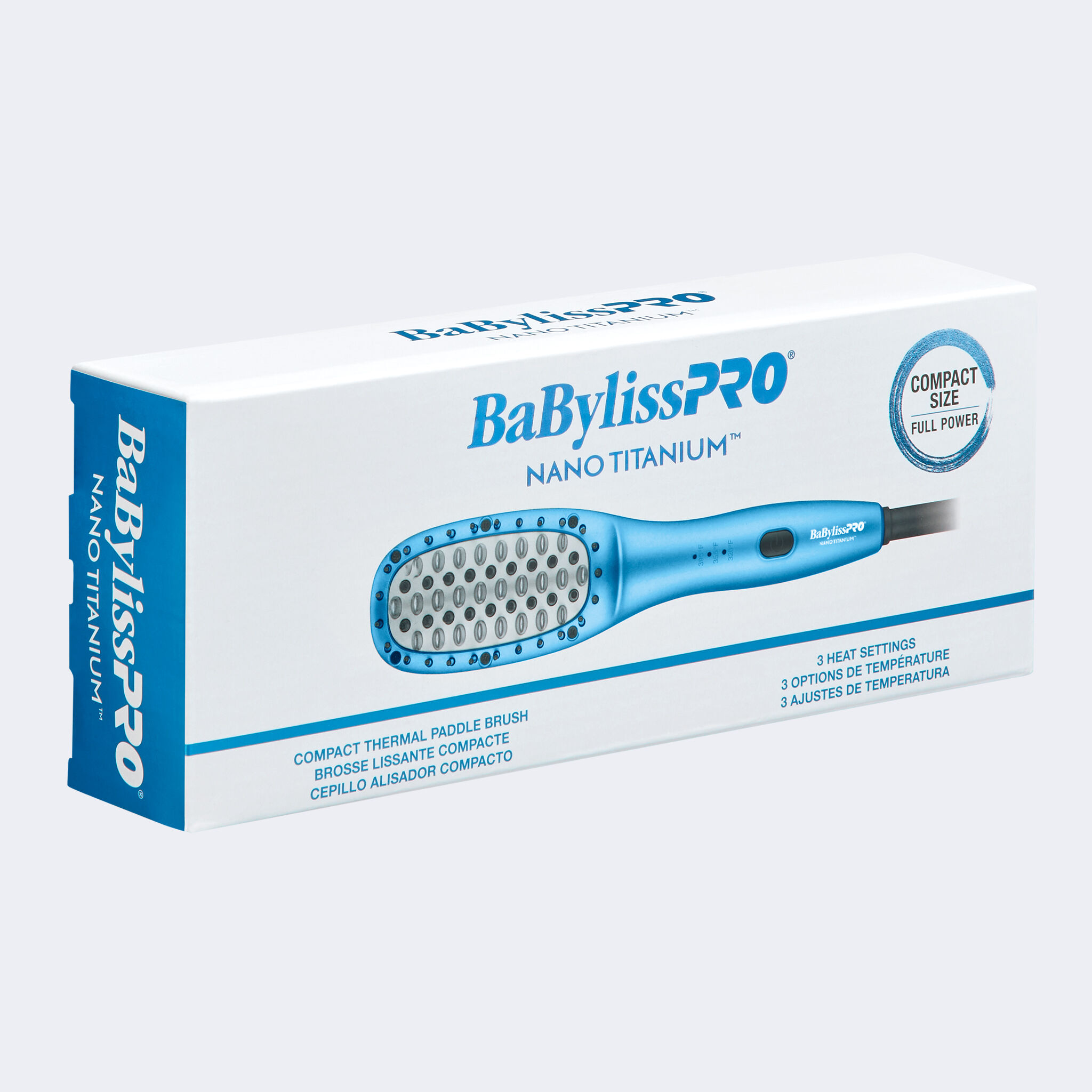 BaBylissPRO® Nano Titanium™ Compact Thermal Paddle Brush - Image 3