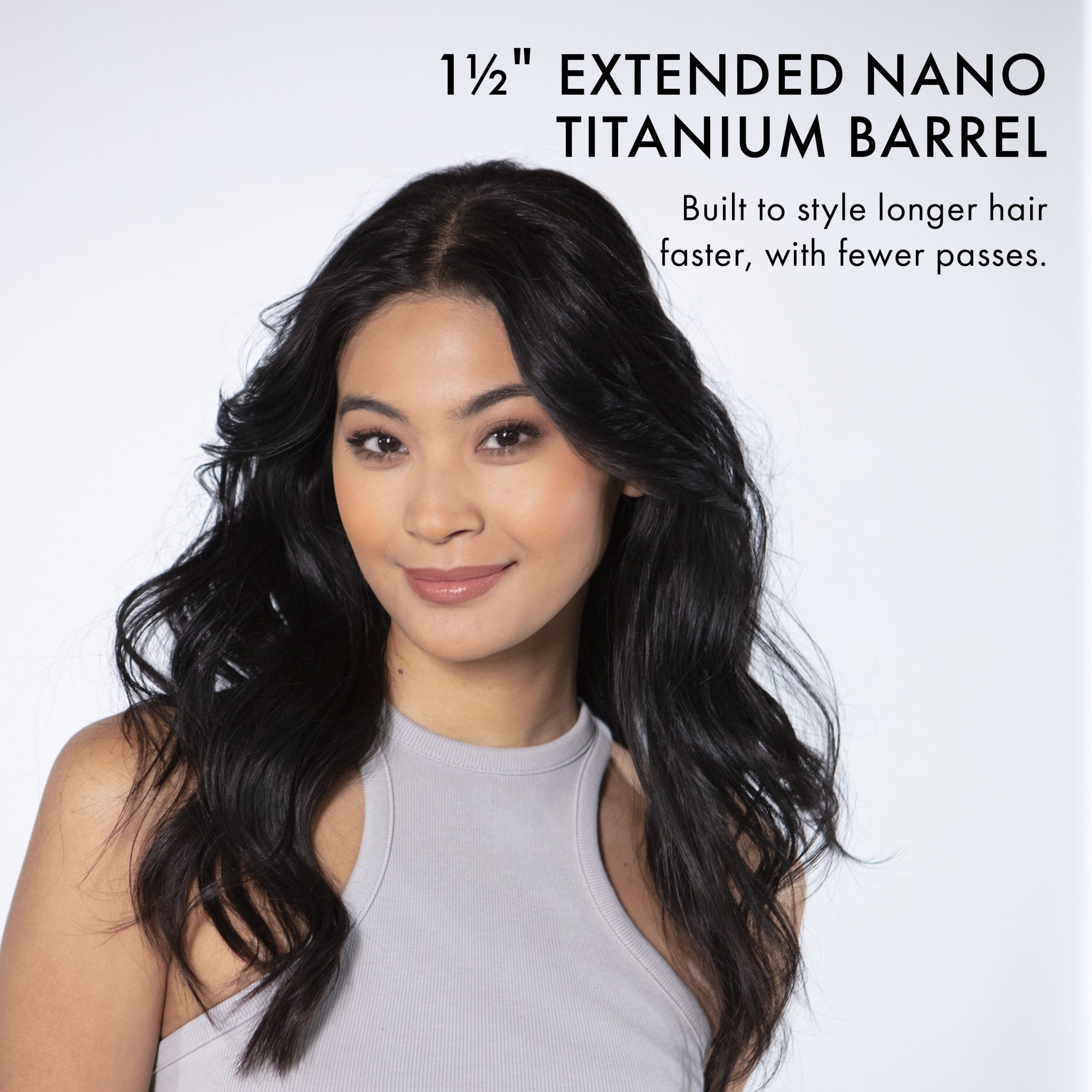BaBylissPRO® Nano Titanium™ 1½" Extended Barrel Curling Iron - Image 3