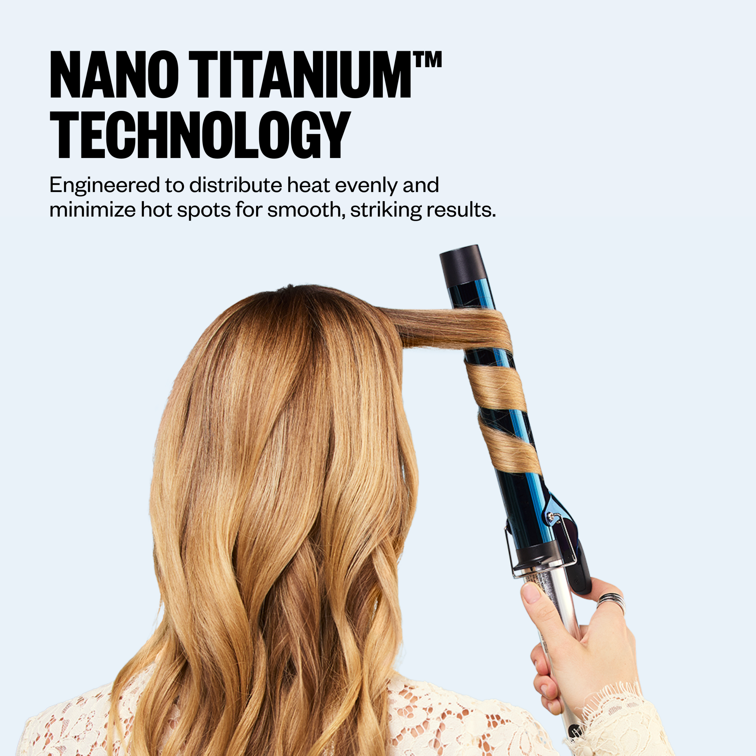 BaBylissPRO® Nano Titanium™ 1¼" Extended Barrel Curling Iron - Image 6