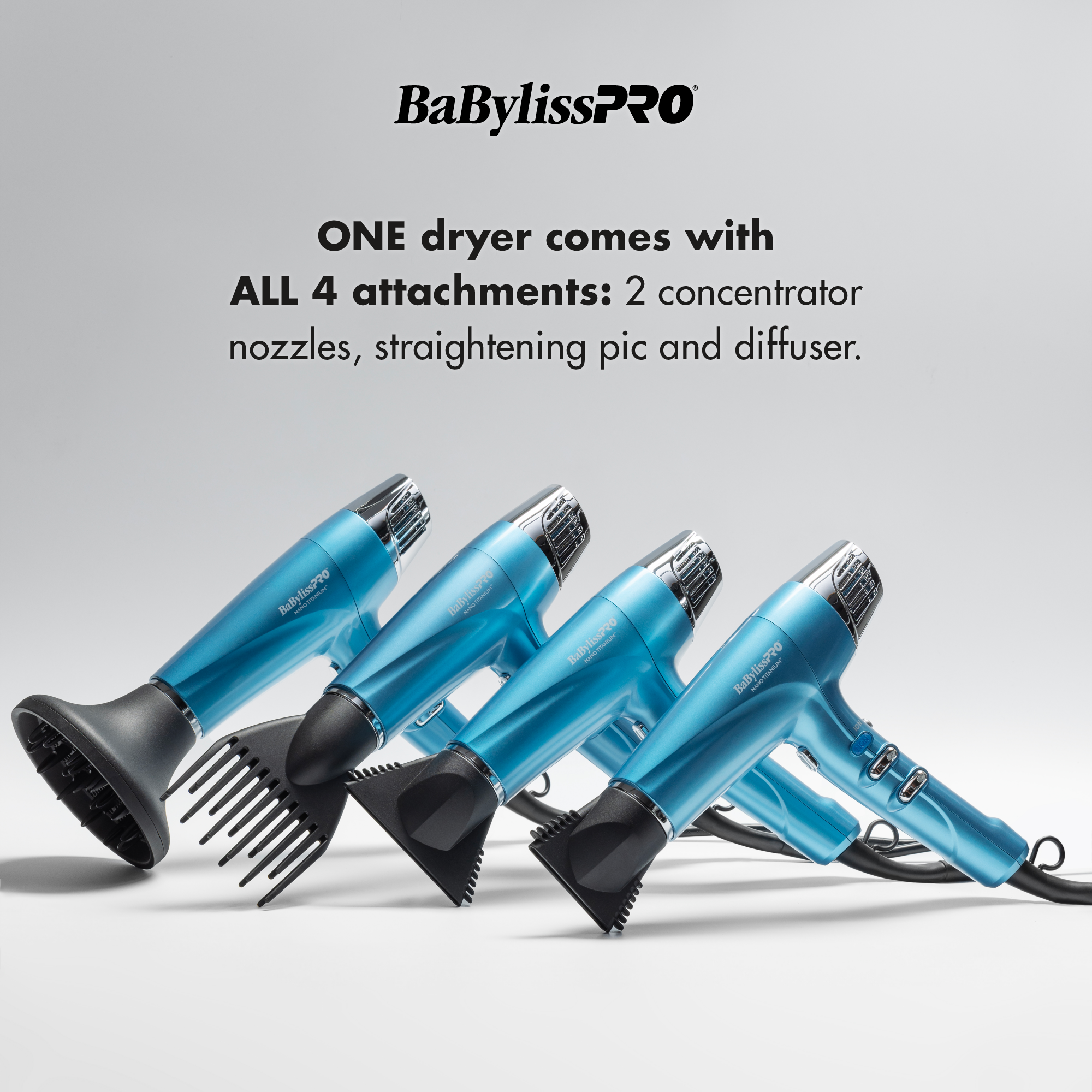 BaBylissPRO® Nano Titanium™ Professional High-Speed Dual Ionic Dryer - Image 3