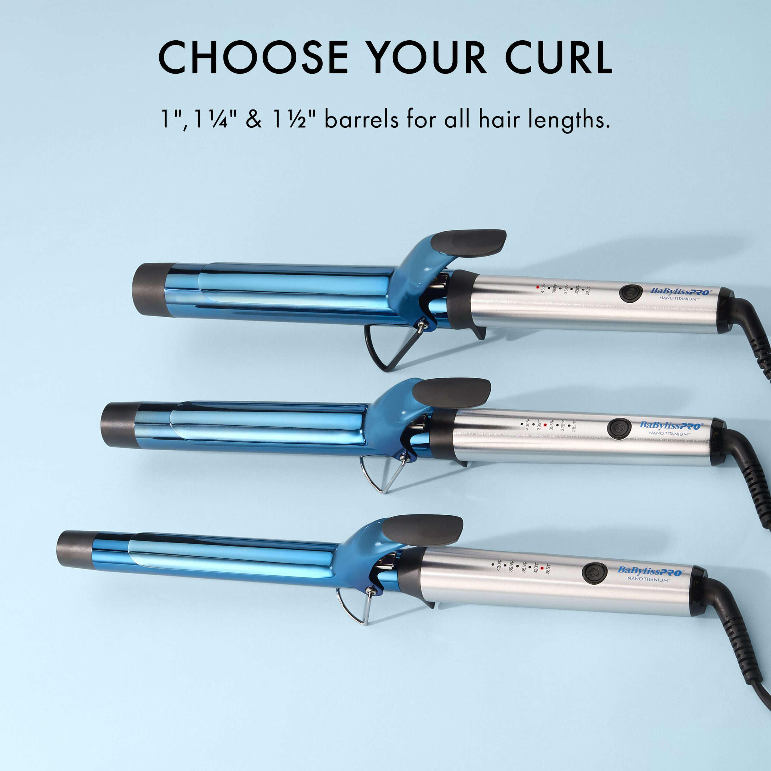 BaBylissPRO® Nano Titanium™ 1½" Extended Barrel Curling Iron - Image 10