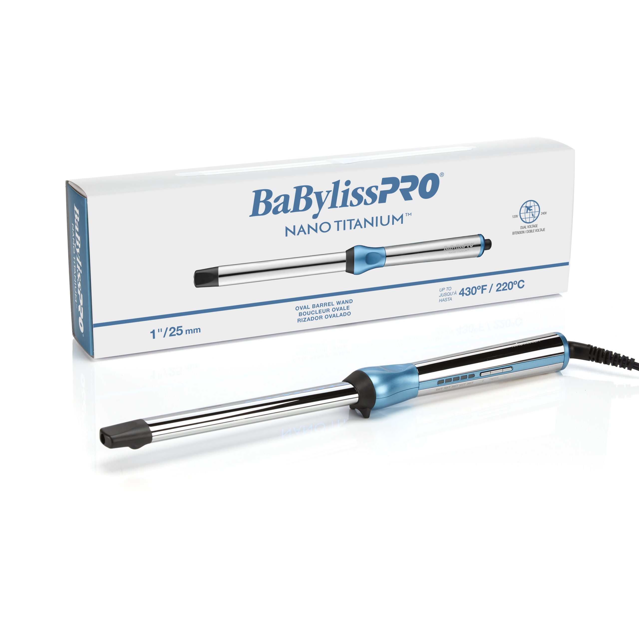 BaBylissPRO® Nano Titanium™ 1" Oval Barrel Wand - Image 10
