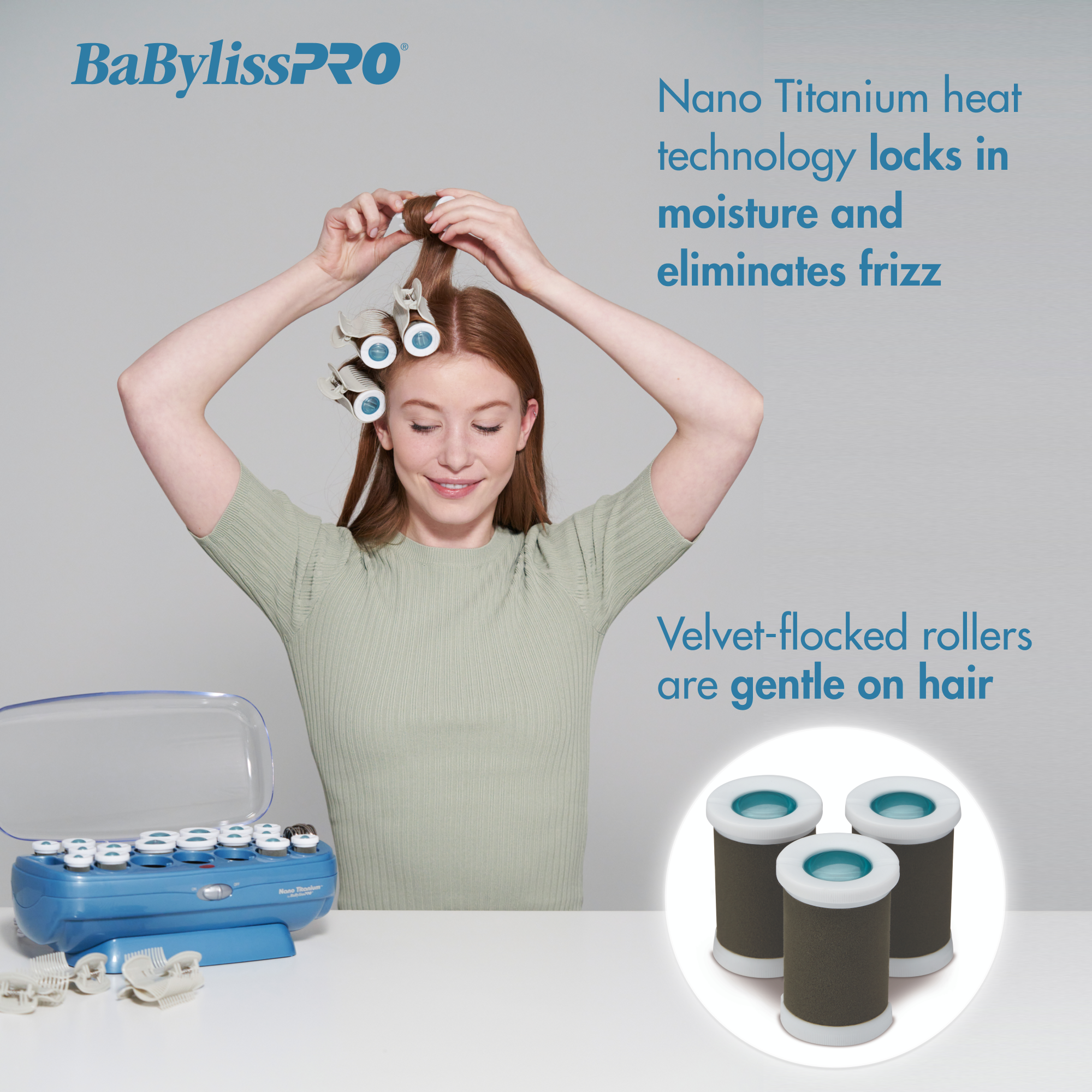 BaBylissPRO® Nano Titanium™ Professional 20-Roller Hot Rollers - Image 2