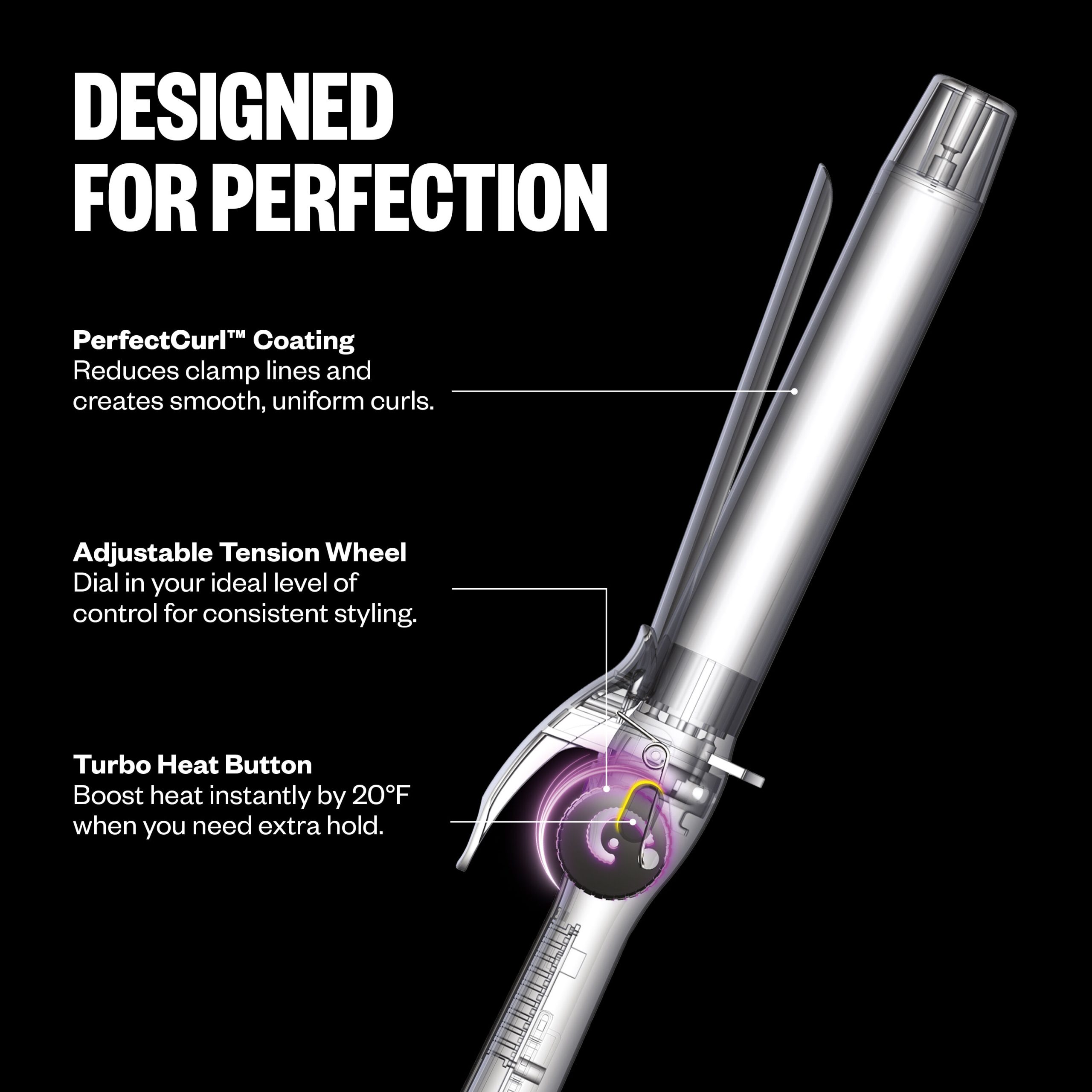 BaBylissPRO® The PrecisionGrip™ 1½" Curling Iron - Image 3