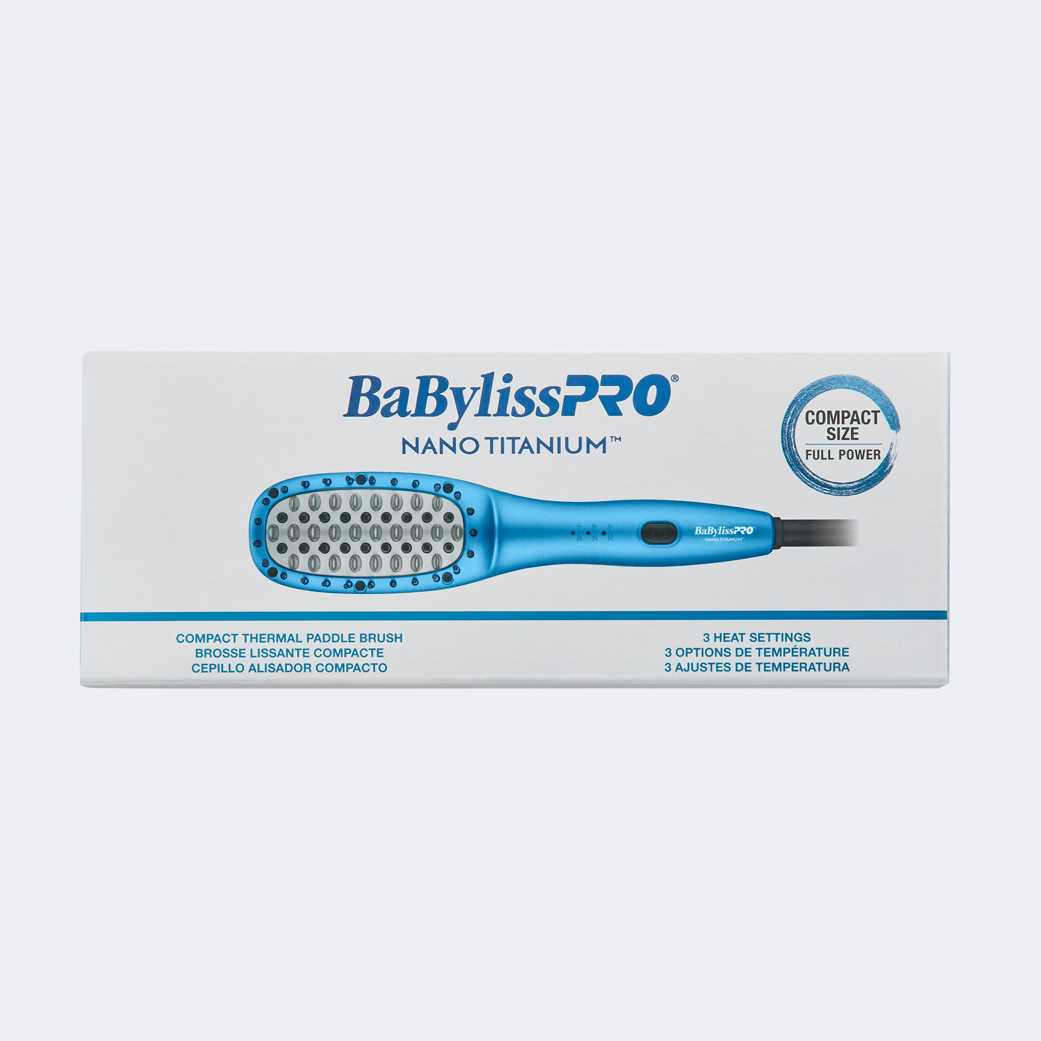 BaBylissPRO® Nano Titanium™ Compact Thermal Paddle Brush - Image 2
